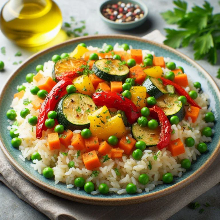 Pilaf cu legume calorii